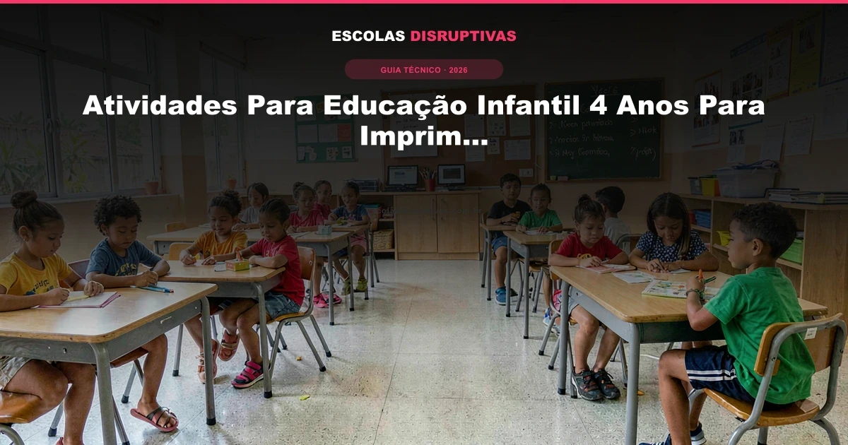 Atividades Para Educação Infantil 4 Anos Para Imprimir