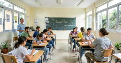 Imagem ilustrativa sobre o curso de Pedagogia na modalidade EAD.