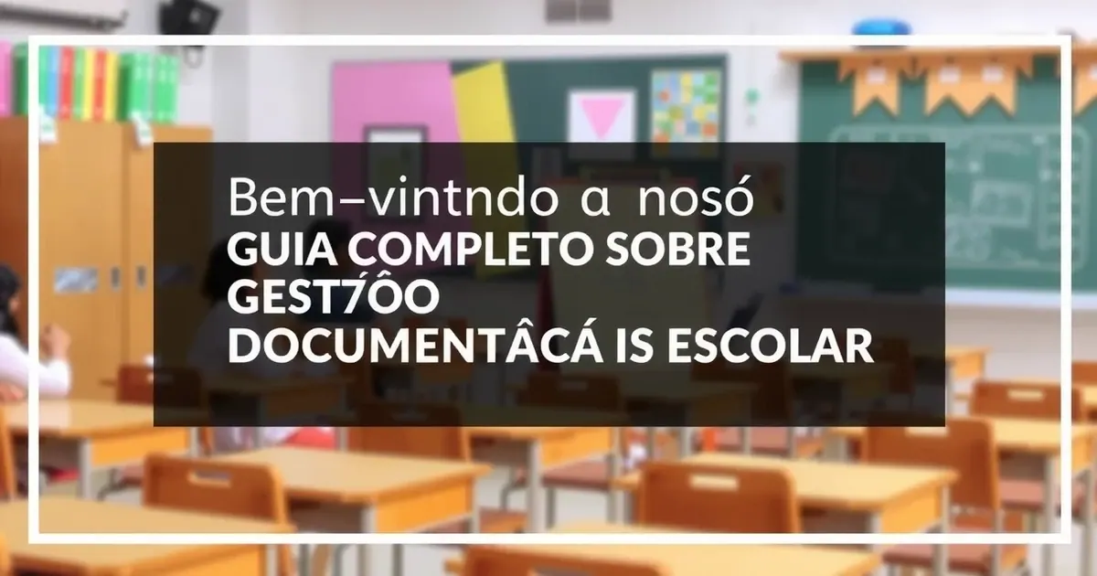 Gestão de Documentação Escolar