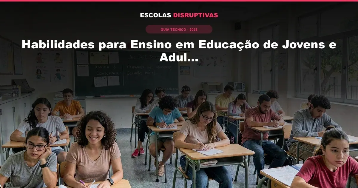 Habilidades para Ensino em Educação de Jovens e Adultos