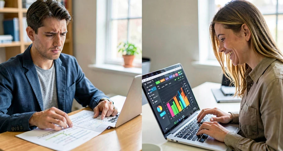 planilha de desempenho escolar: Planilha vs. dashboard: qual escolher para sua escola
