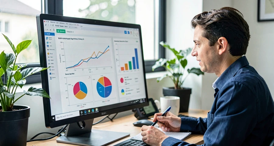 planilha de desempenho escolar: Dashboard prático: monitoramento visual em tempo real