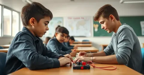 Robótica educacional na escola pública: guia para implementar com R$ 300–800
