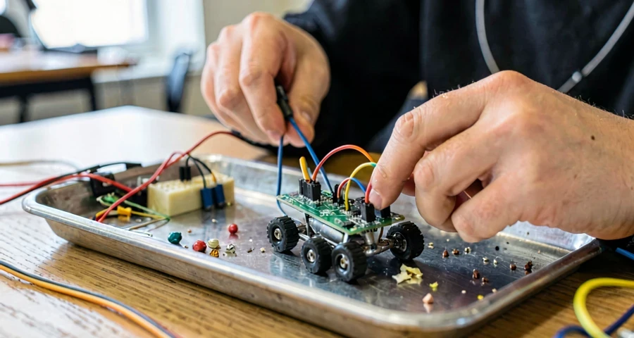 robótica educacional: Passo a passo: começar com sucata e Arduino