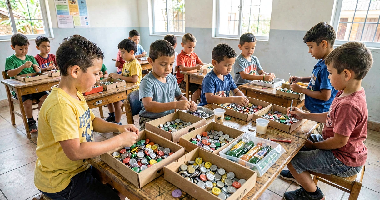 plano de aula coleção de objetos: crianças da pré-escola organizando coleções pessoais
