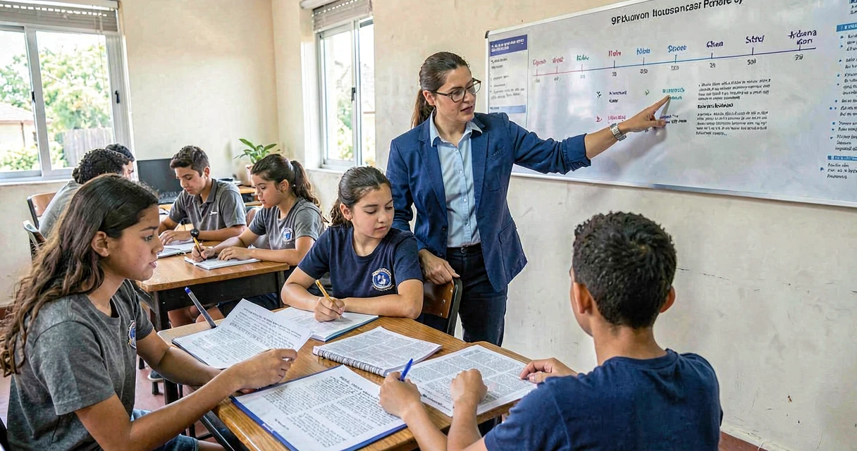 plano de aula ONU e direitos humanos: alunos do 9º ano analisando trechos da declaração universal