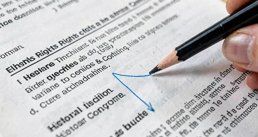 atividade conectando artigo de direitos humanos ao seu contexto histórico