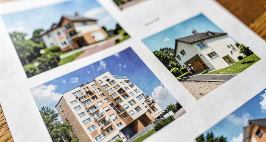 imagens de diferentes tipos de moradia usadas em atividade de geografia