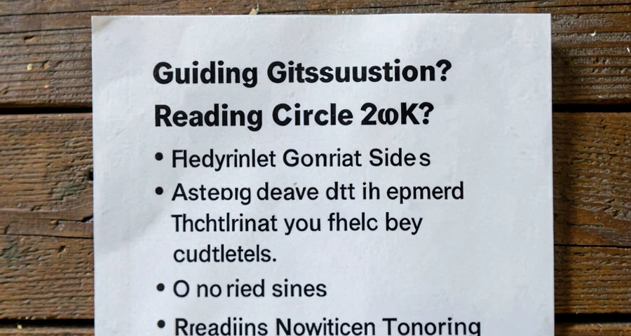 cartaz com perguntas norteadoras para roda de leitura em sala de aula