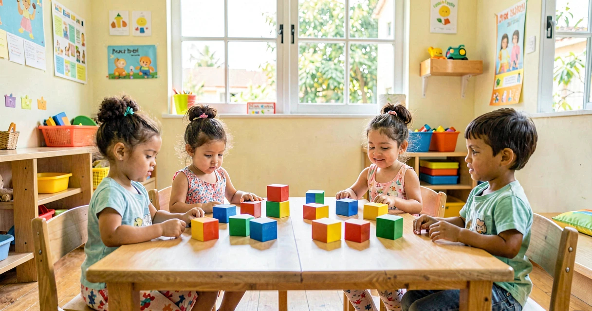 plano de aula quem tem mais quem tem menos: crianças da creche comparando dois grupos de objetos