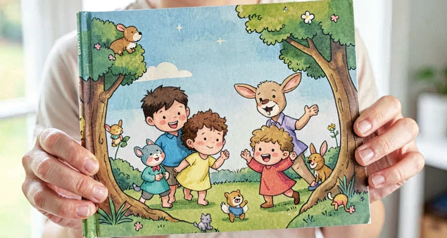 capa colorida e ilustrada de livro infantil usada em atividade de antecipação de leitura