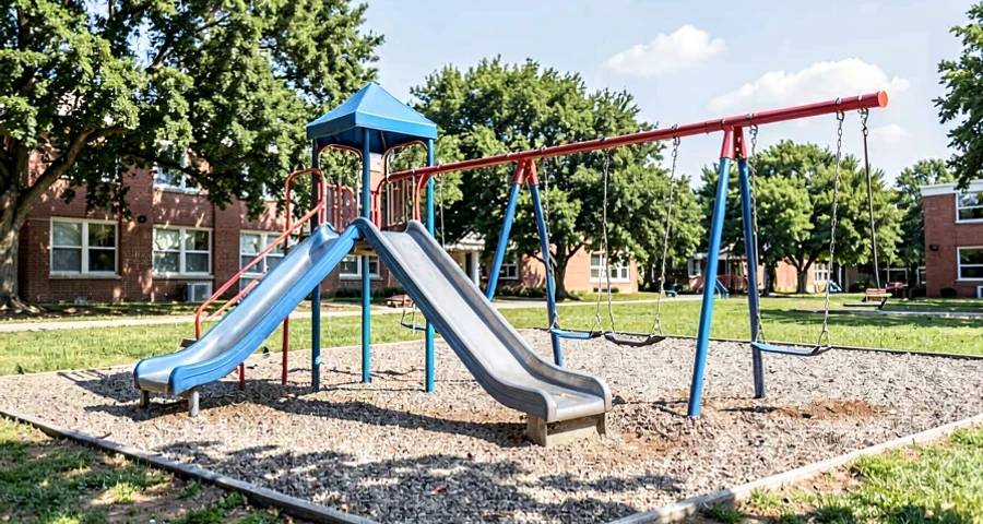 playground da escola observado em atividade de proposição de melhorias