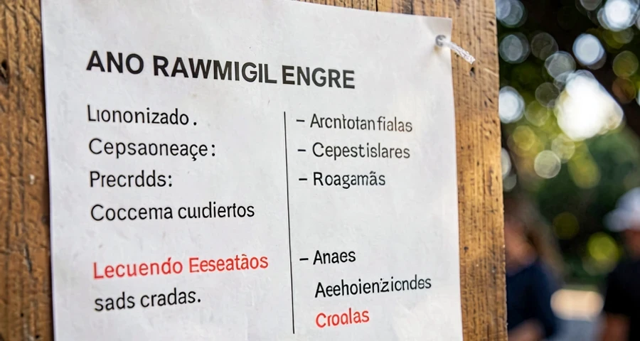 cartaz comparando variação linguística e erro gramatical com frases de exemplo