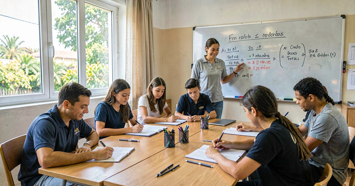 plano de aula sistema de equações: alunos do 9º ano resolvendo problema com duas incógnitas