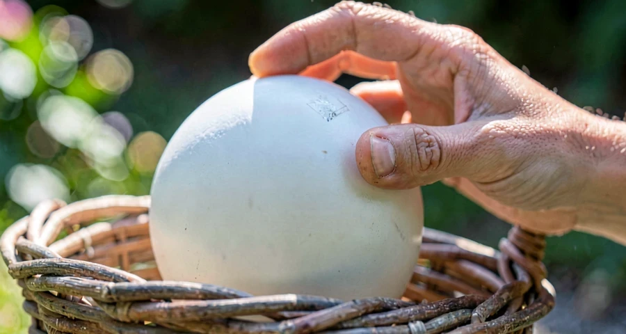 criança da creche classificando objeto grande em cesta durante atividade